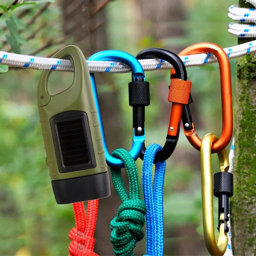 Hand Crank Solar Powered Flashlight